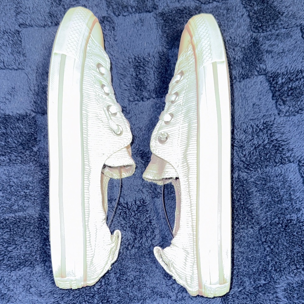 Converse Women's Chuck Taylor All Star Shoreline slip-on sneakers. Pink/cream - Picture 8 of 9